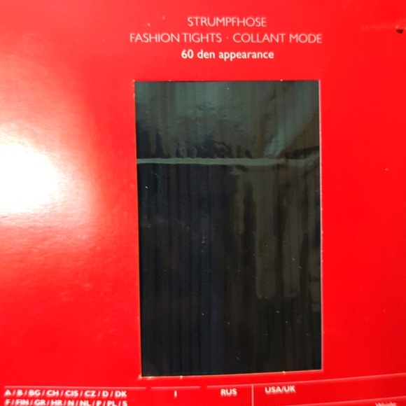 FALKE Prime Rib Tights, 2 Pair Designer Hosiery in Marine .. Size Small (95-110) - Picture 3 of 10